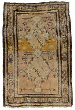 ANTIQUE ANATOLIAN ARMENIAN RUG 4' X 6'7