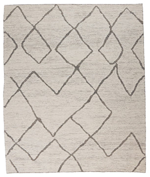 SHOWA WHITE BLACK Rug design by Tufenkian Artisan Carpets